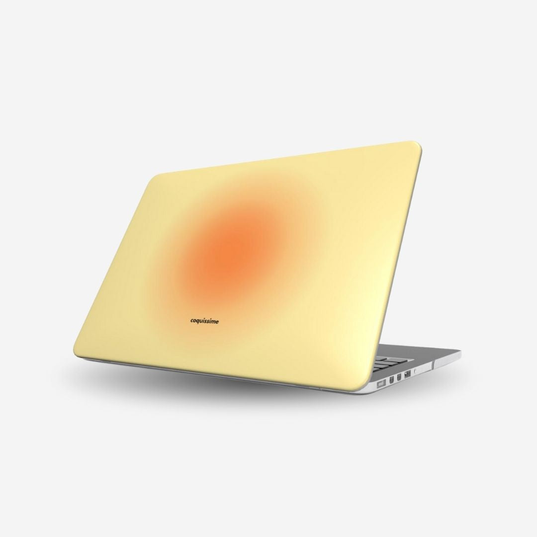 Yellow Aura coque MacBook