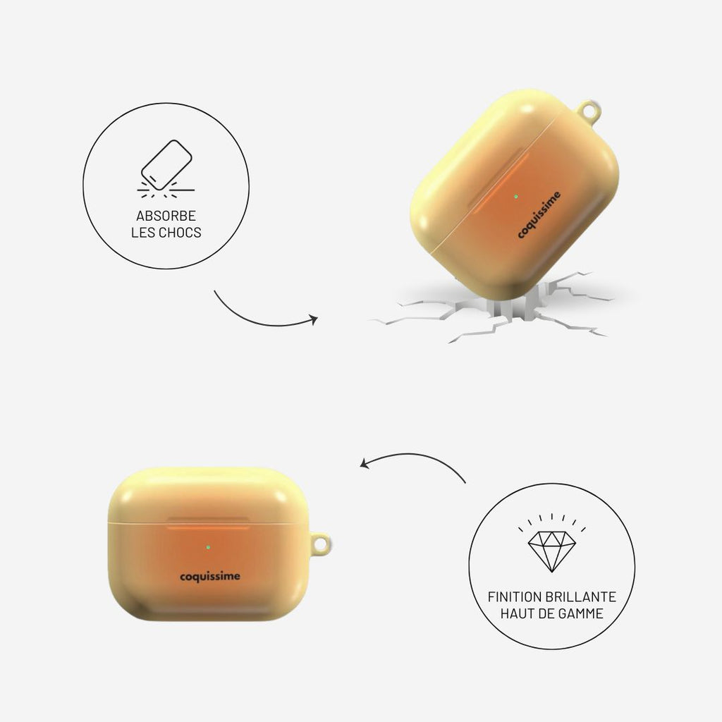 Yellow Aura Apple AirPods